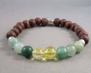 Abundance Bracelet (Citrine & Aventurine) J076