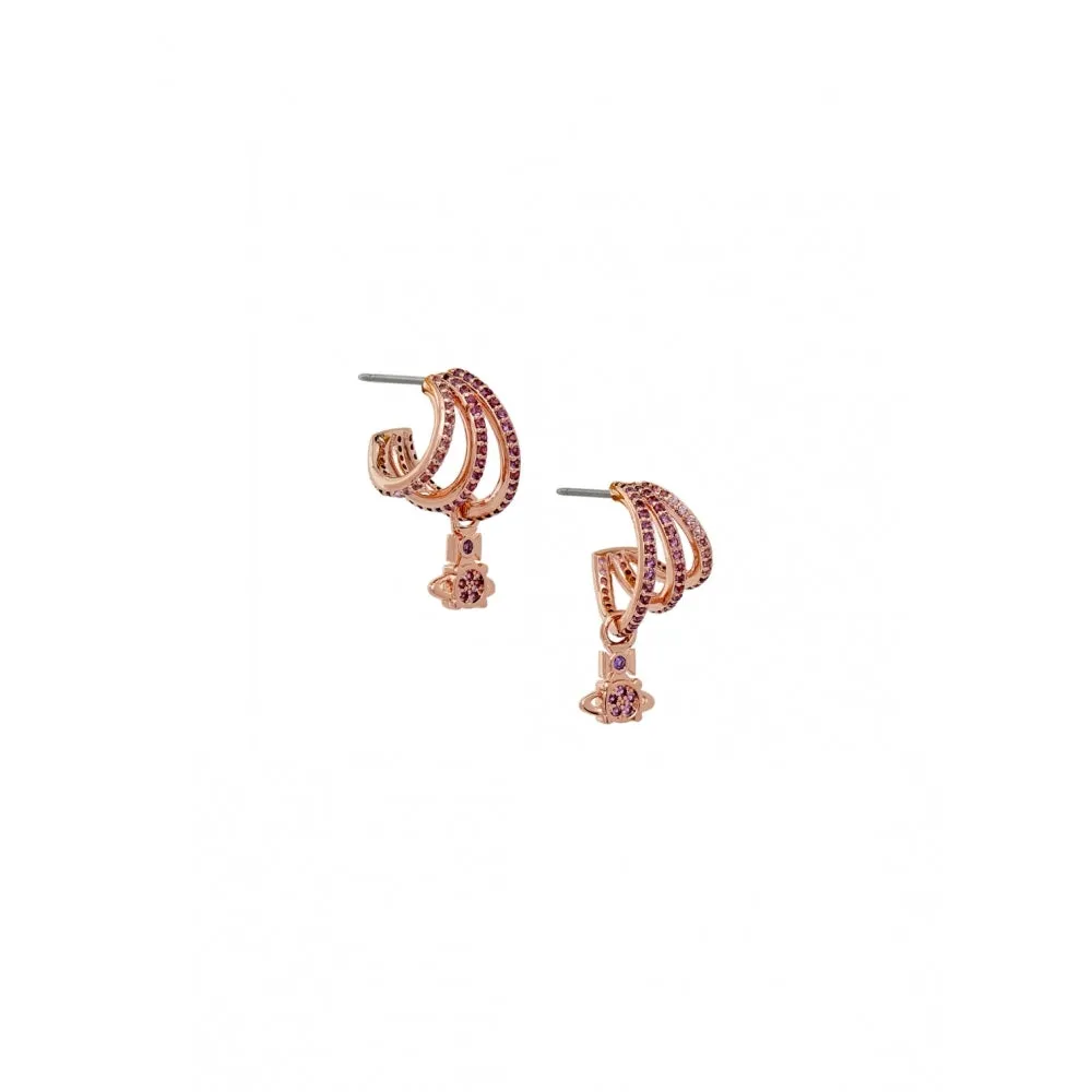 Ayana Earrings - Rose/Purple - 6203006H-02G293-SM