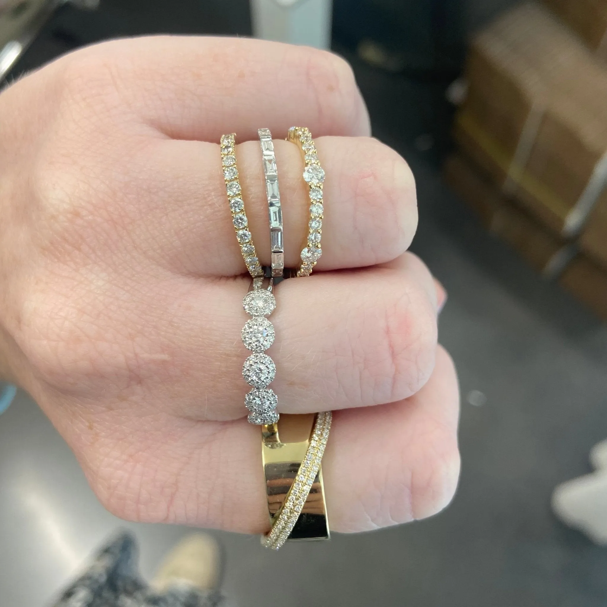 Baguette Eternity Band