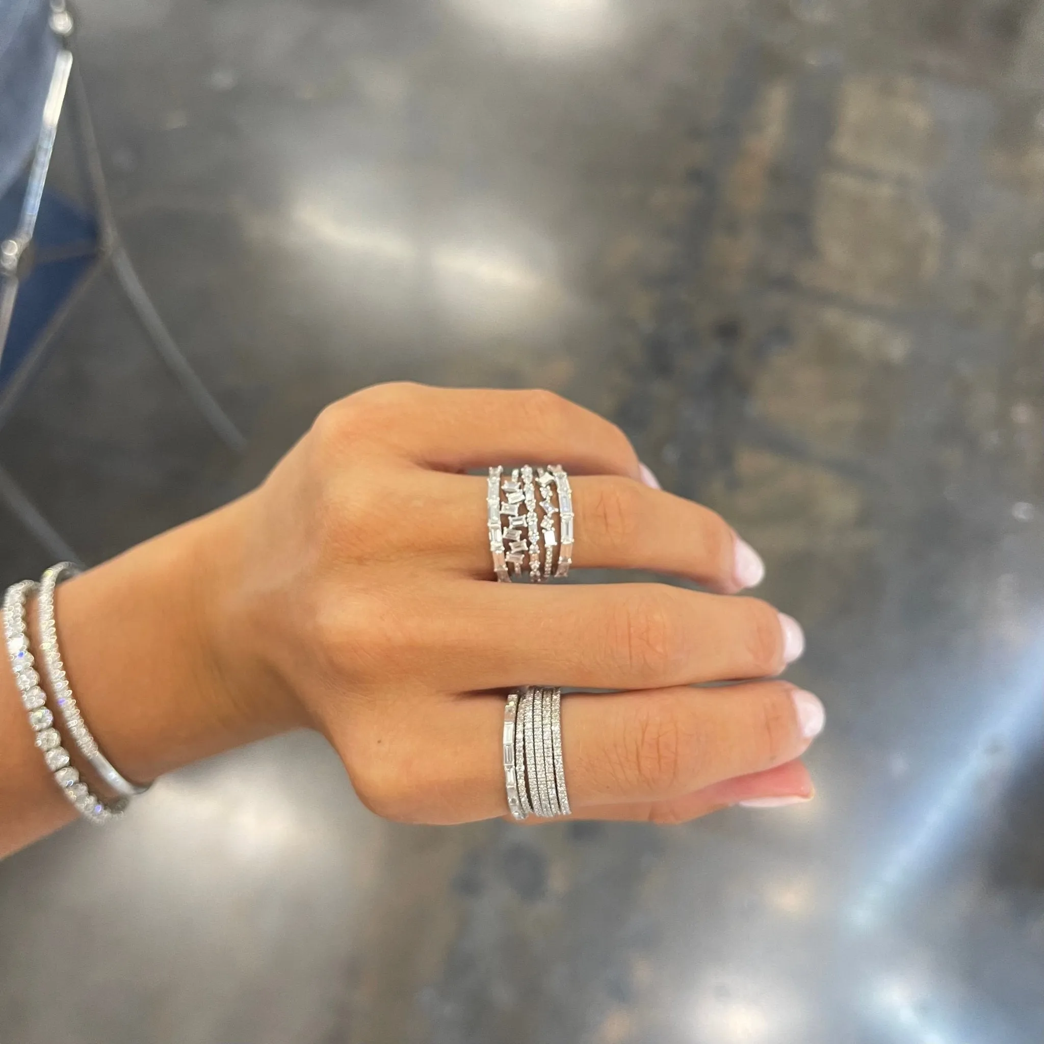 Baguette Eternity Band