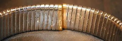 Bvlgari Tubogas Stainless Steel & 18K Yellow Gold Cuff Bracelet with Ruby, Citrine, Topaz - $20K VALUE
