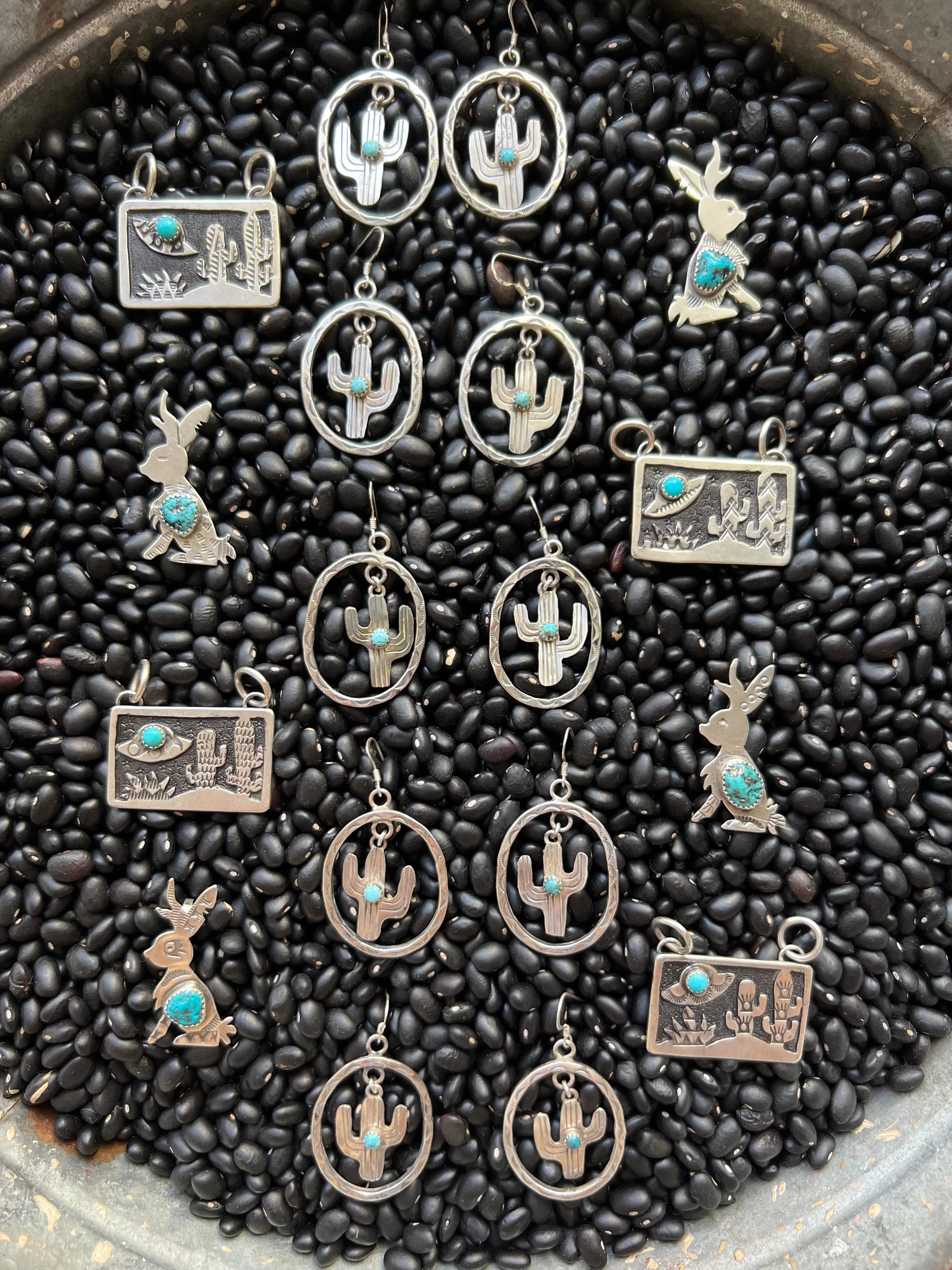 Cactus Frame Earrings