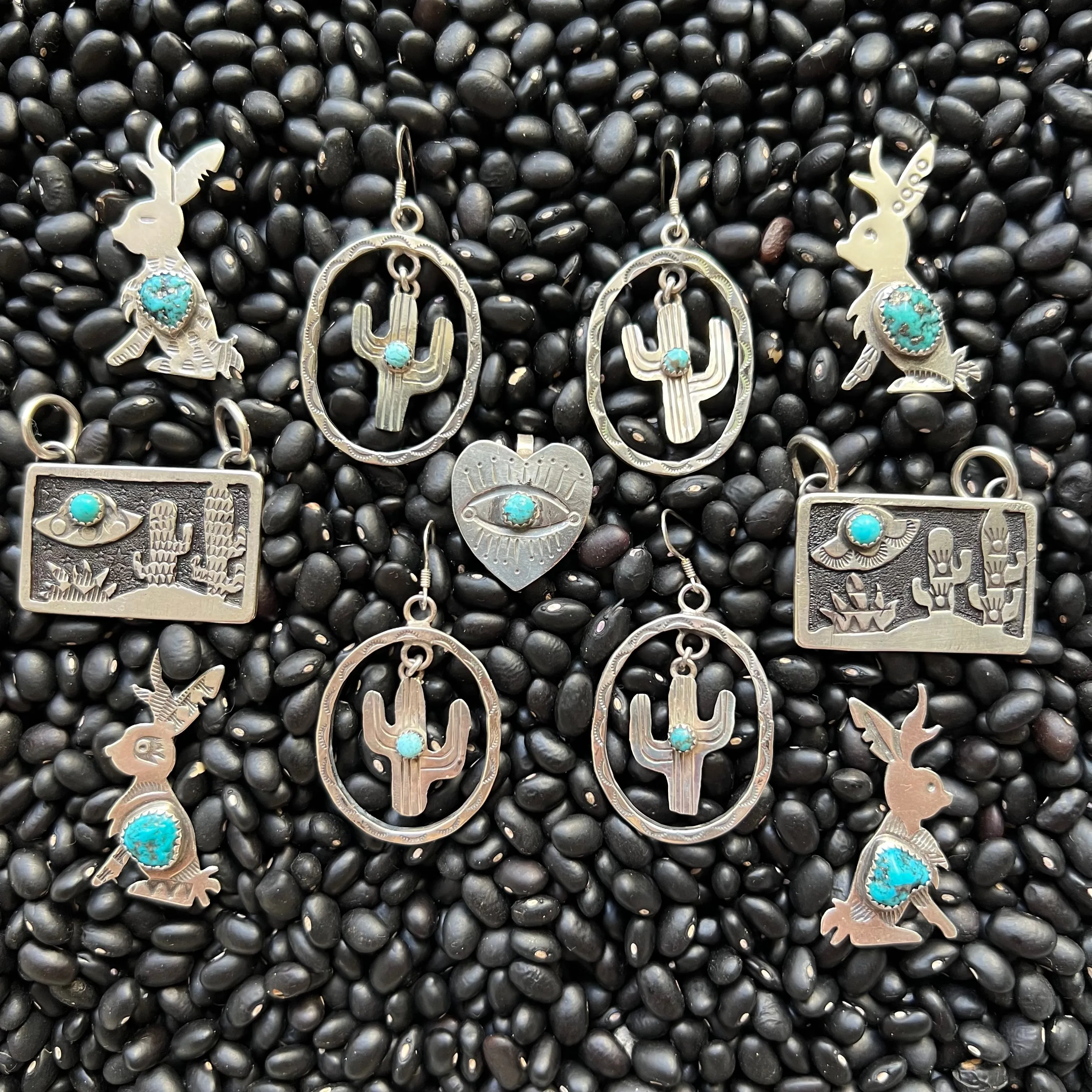 Cactus Frame Earrings