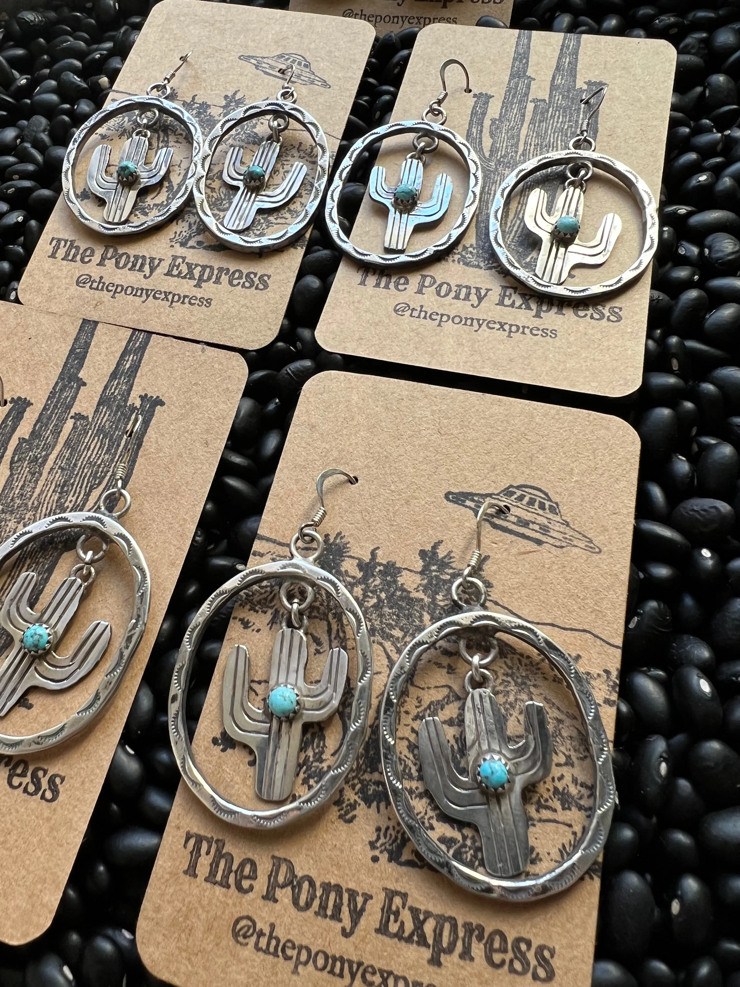 Cactus Frame Earrings