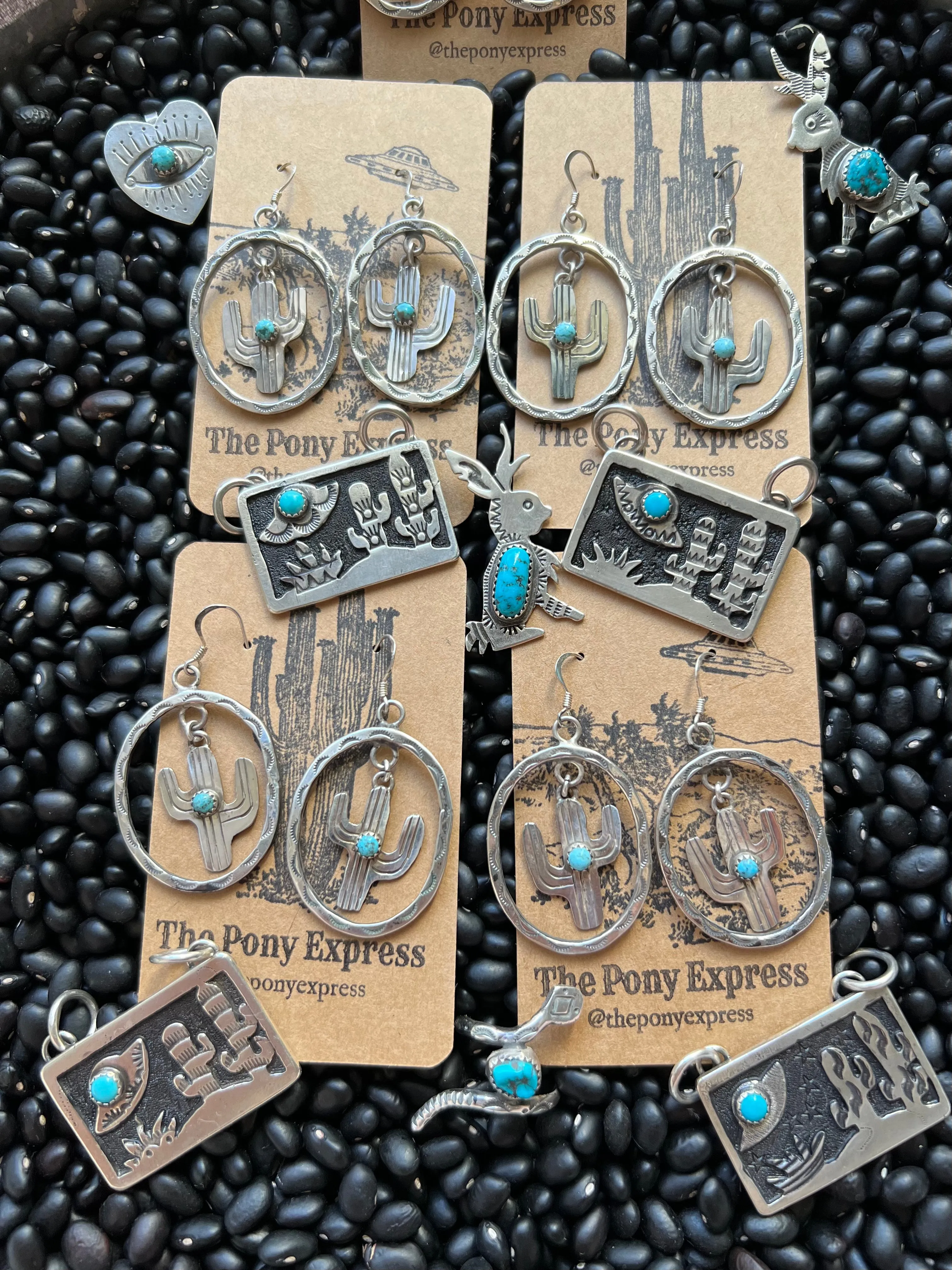 Cactus Frame Earrings