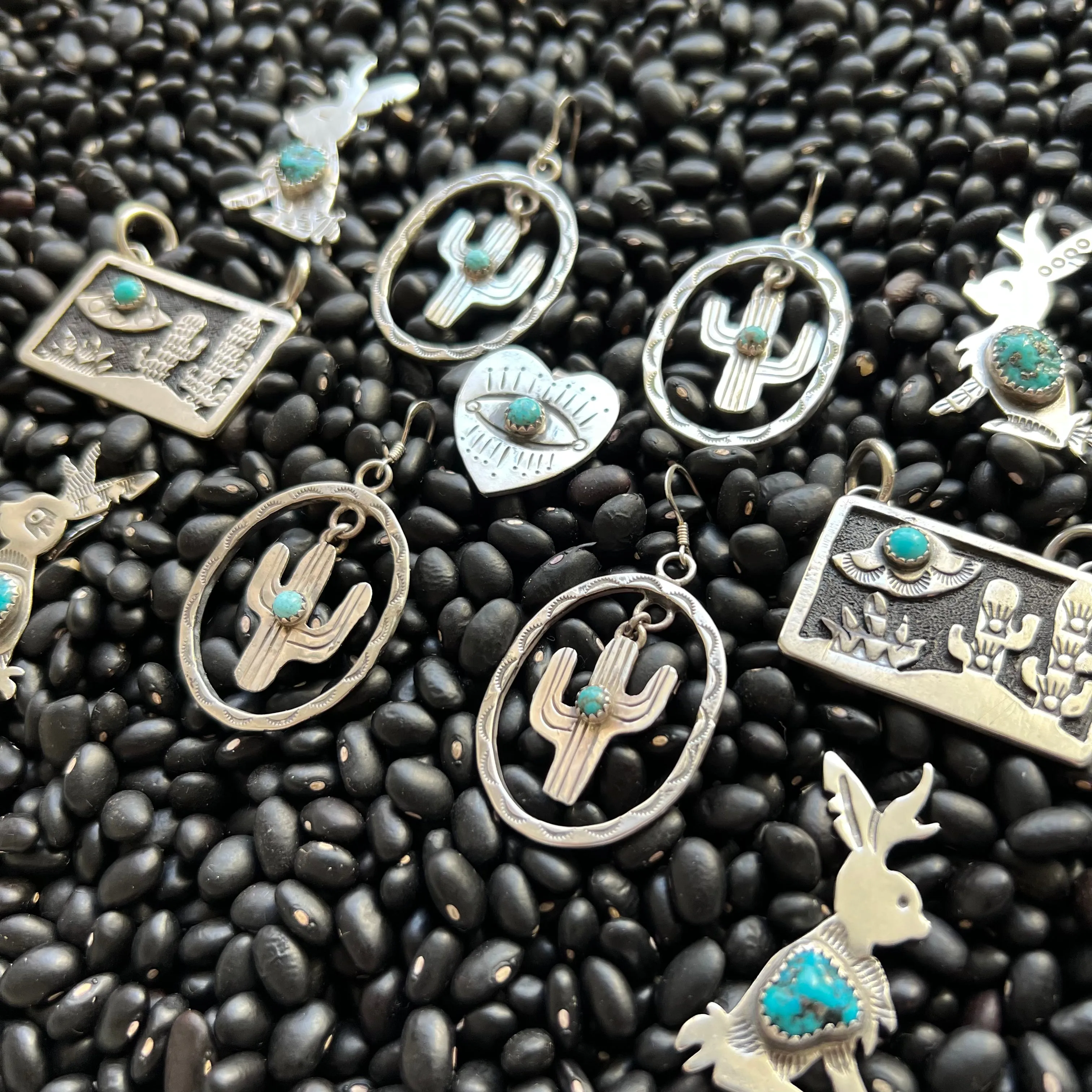 Cactus Frame Earrings