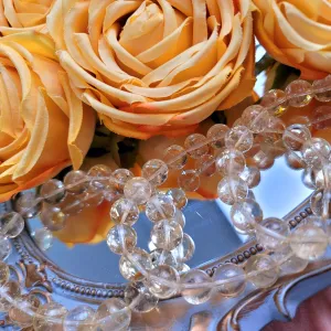 Citrine Bracelet (Gem Grade   Rainbow) for Attracting Abundance
