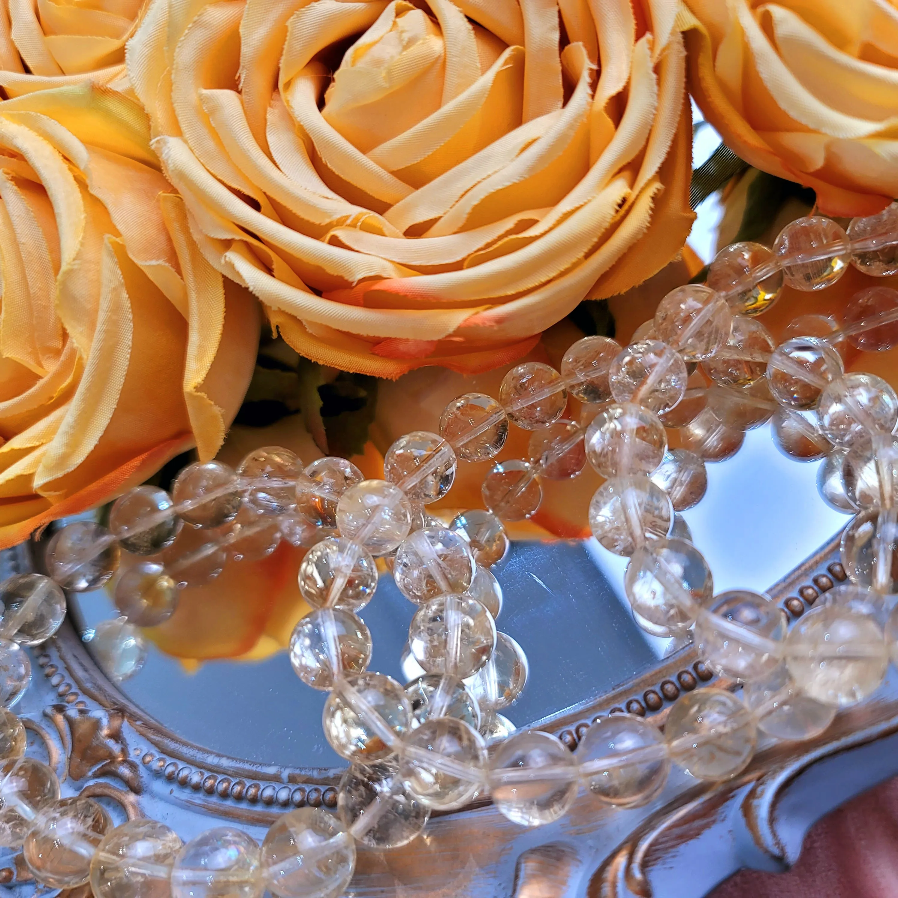 Citrine Bracelet (Gem Grade   Rainbow) for Attracting Abundance