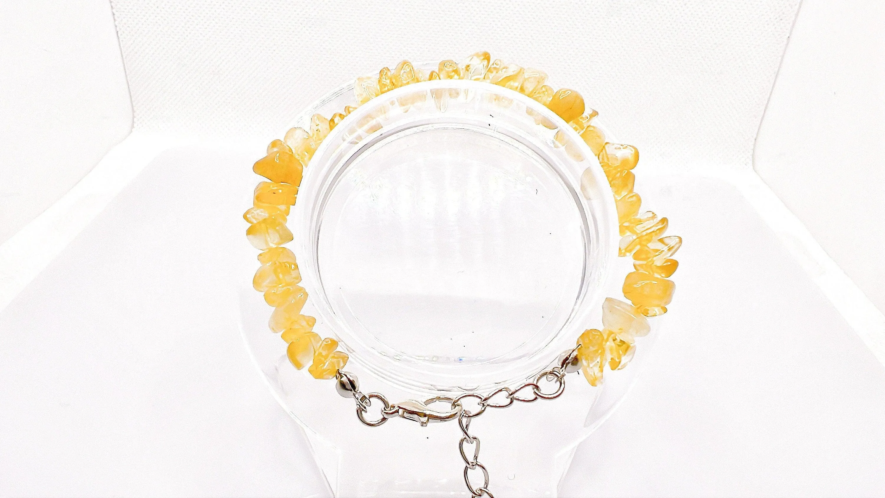 Citrine Crystal Raw Chip Bracelet