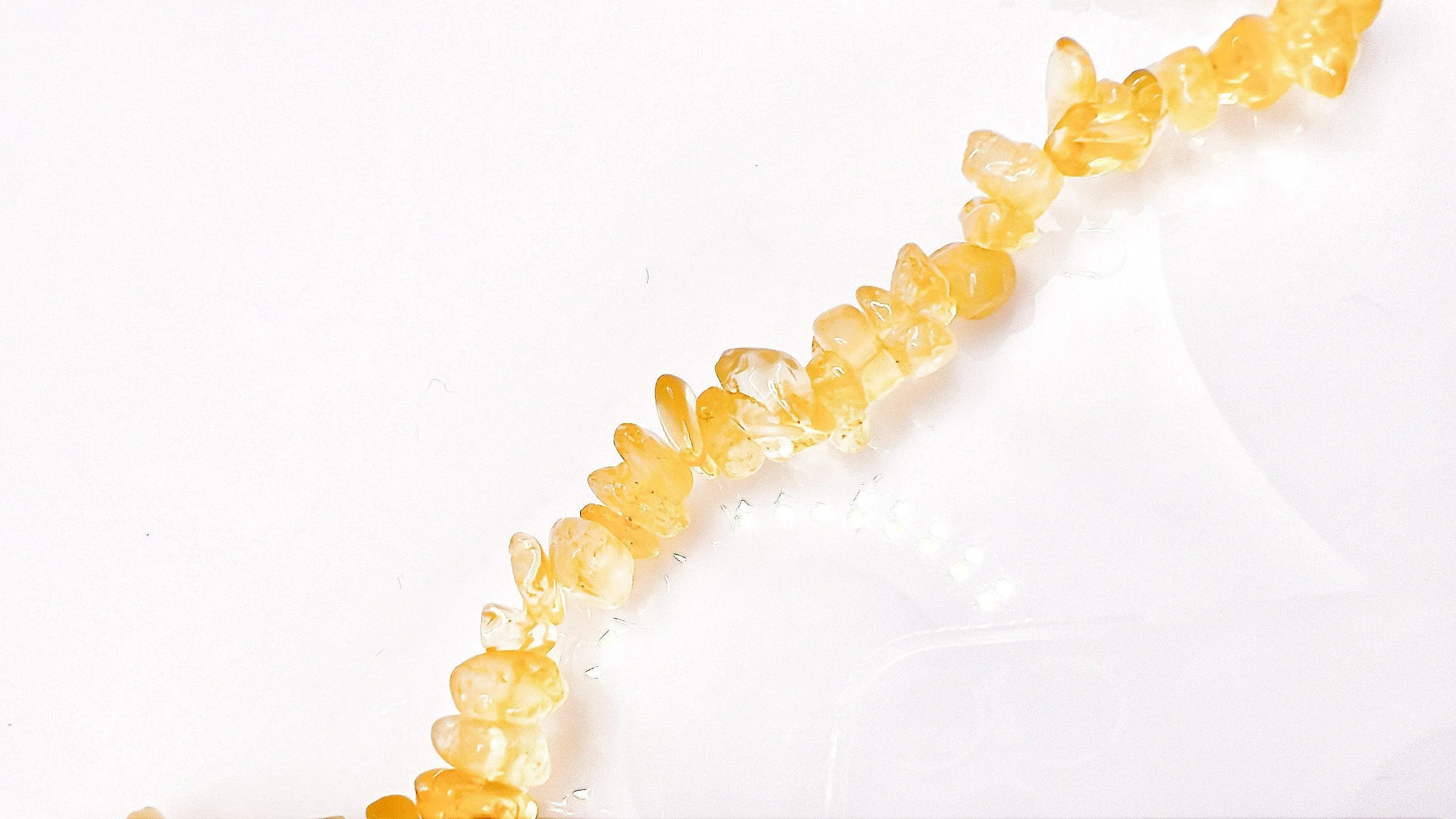 Citrine Crystal Raw Chip Bracelet