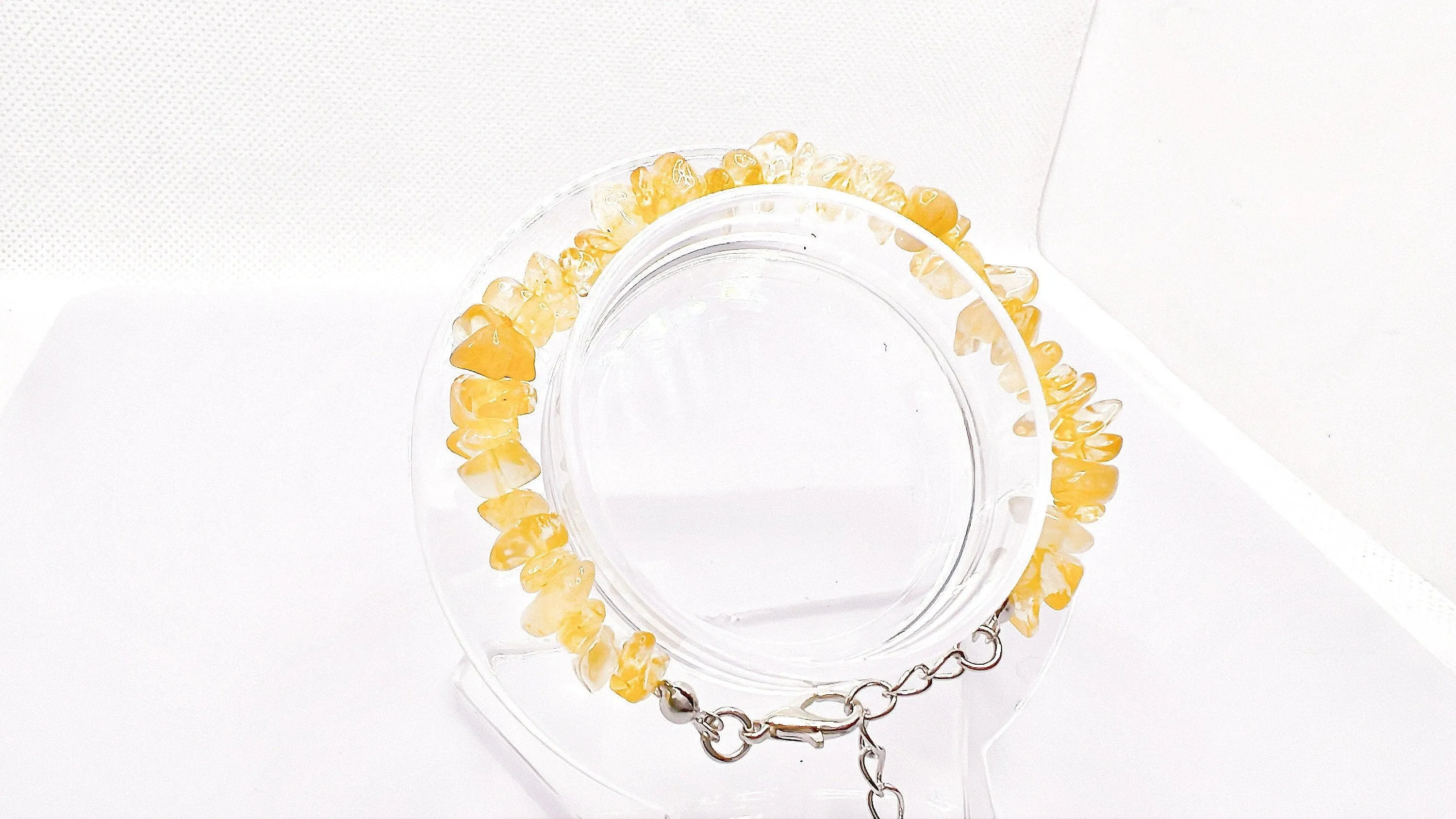 Citrine Crystal Raw Chip Bracelet