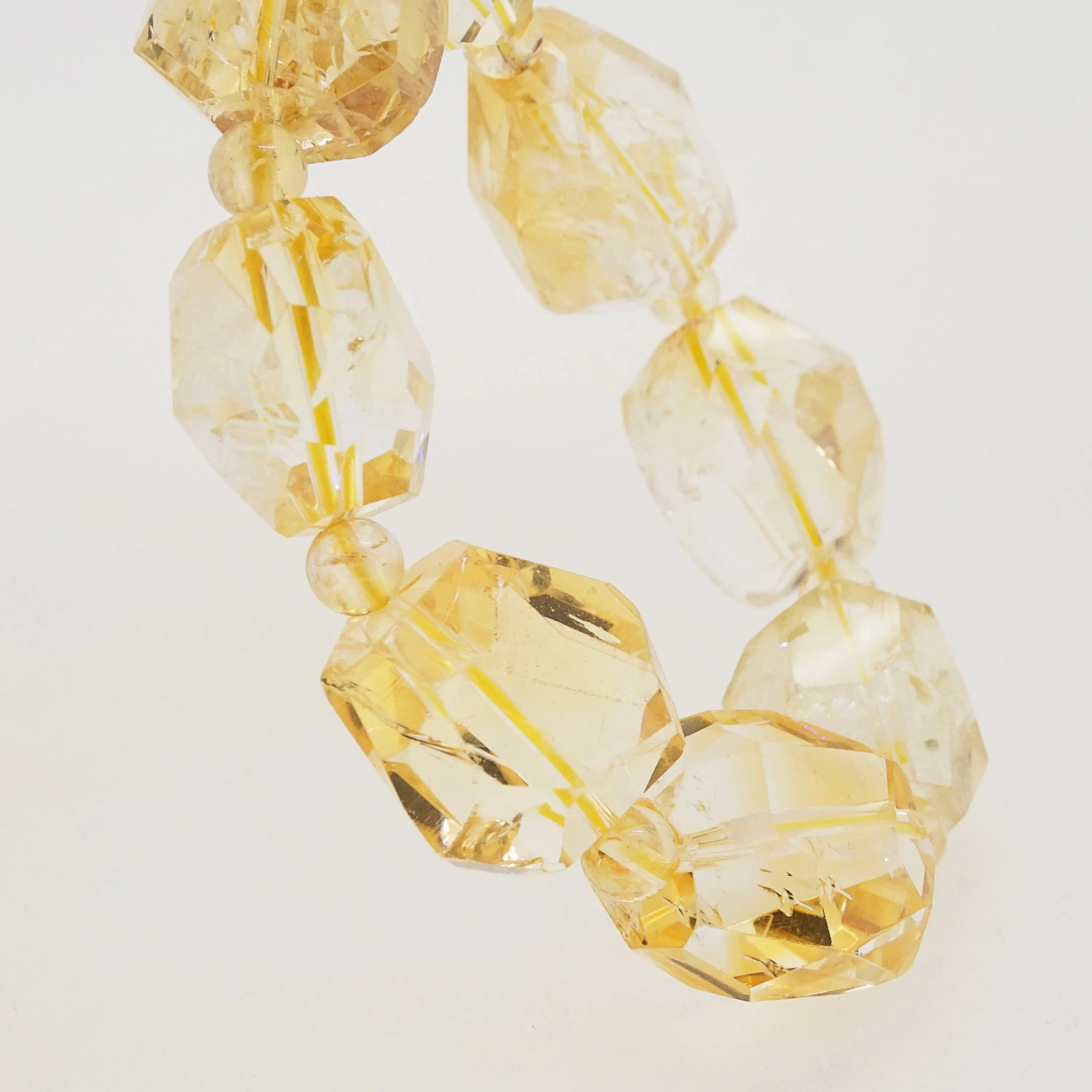 Citrine Faceted Tumble