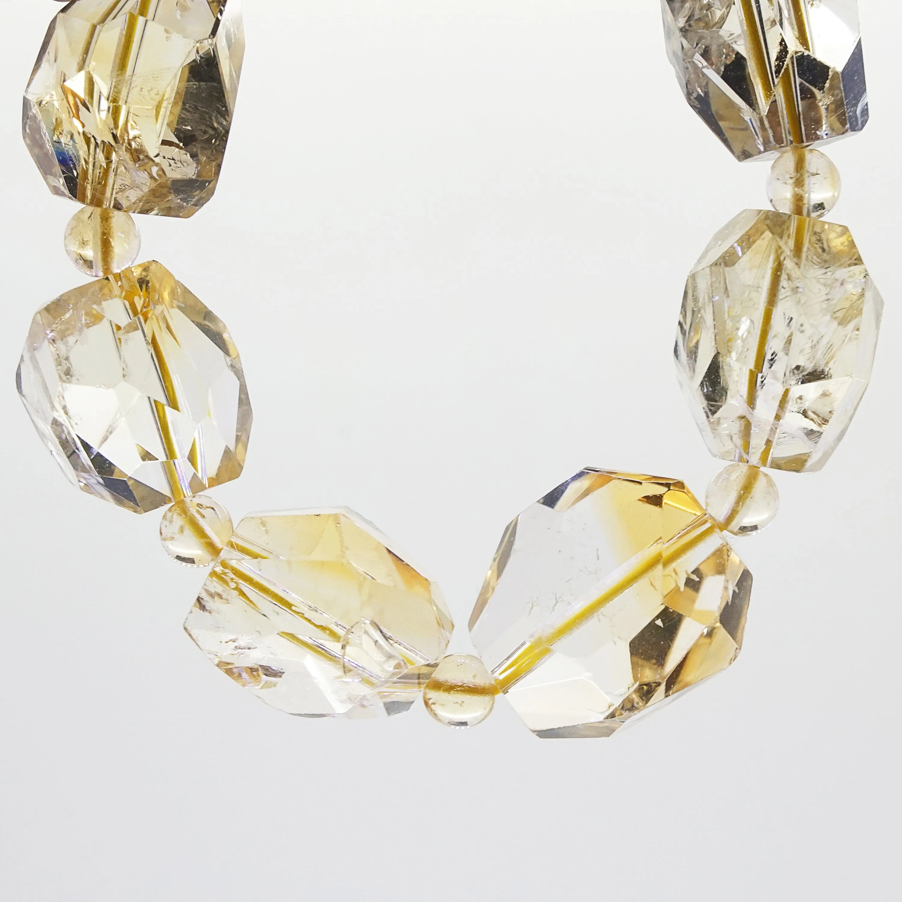 Citrine Faceted Tumble