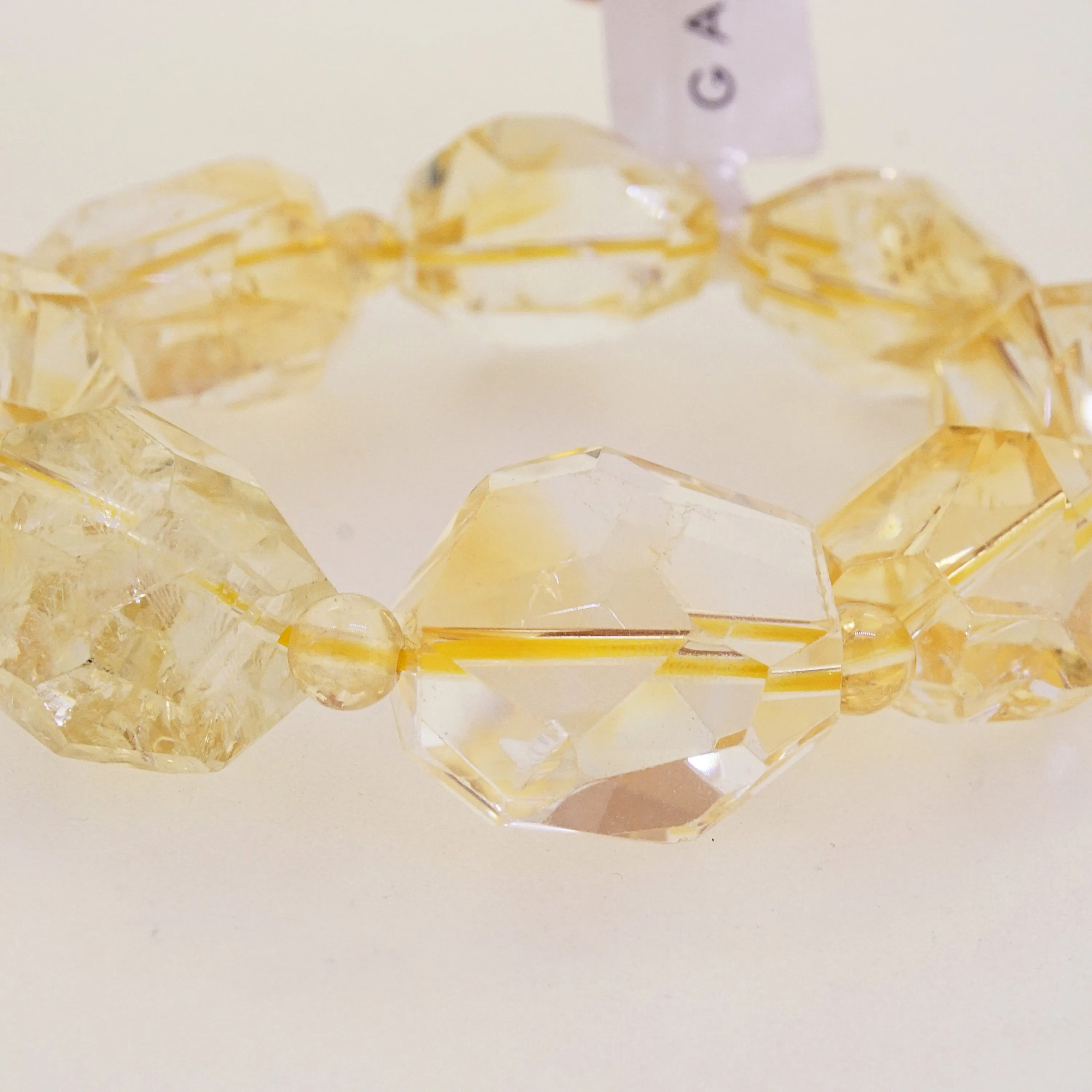 Citrine Faceted Tumble