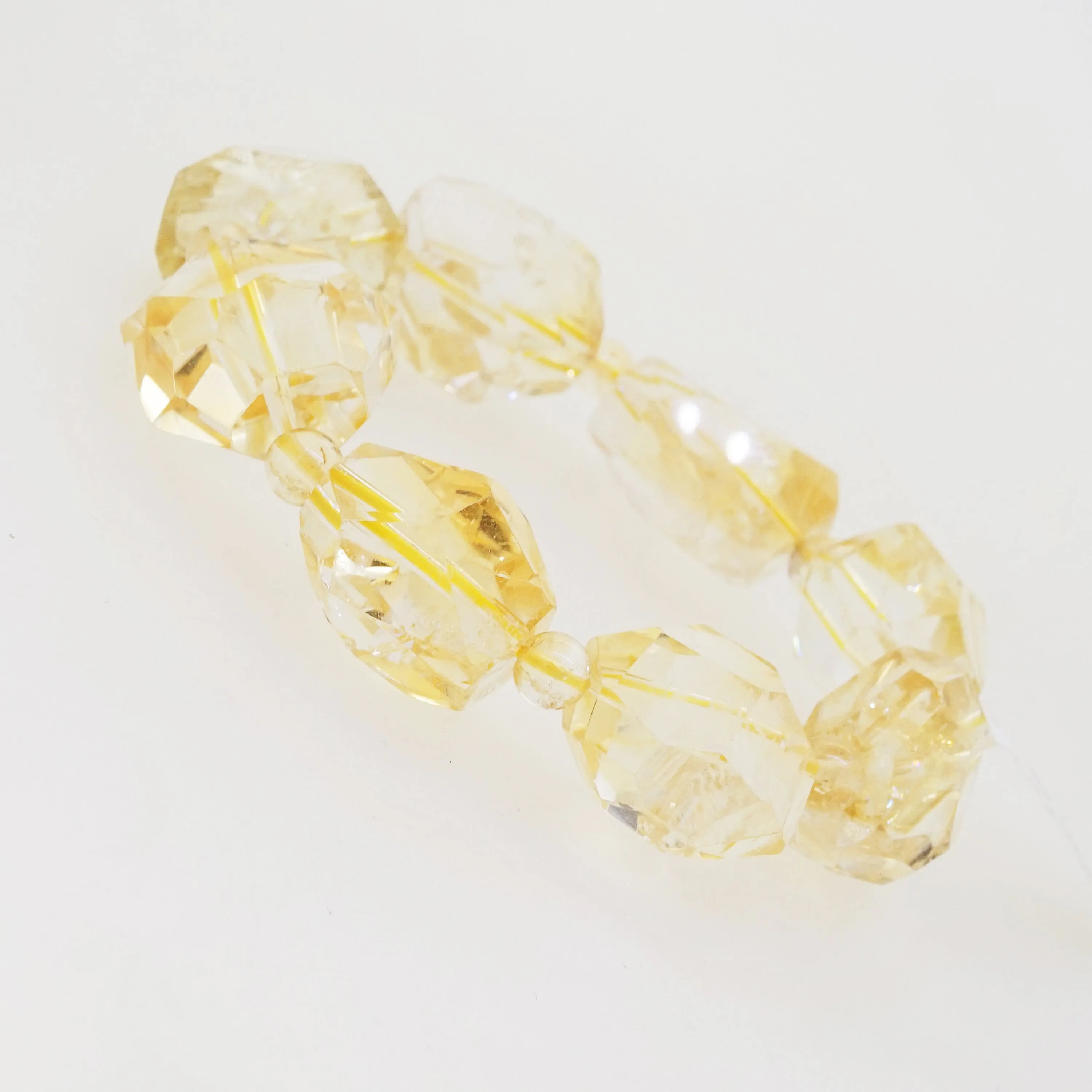 Citrine Faceted Tumble