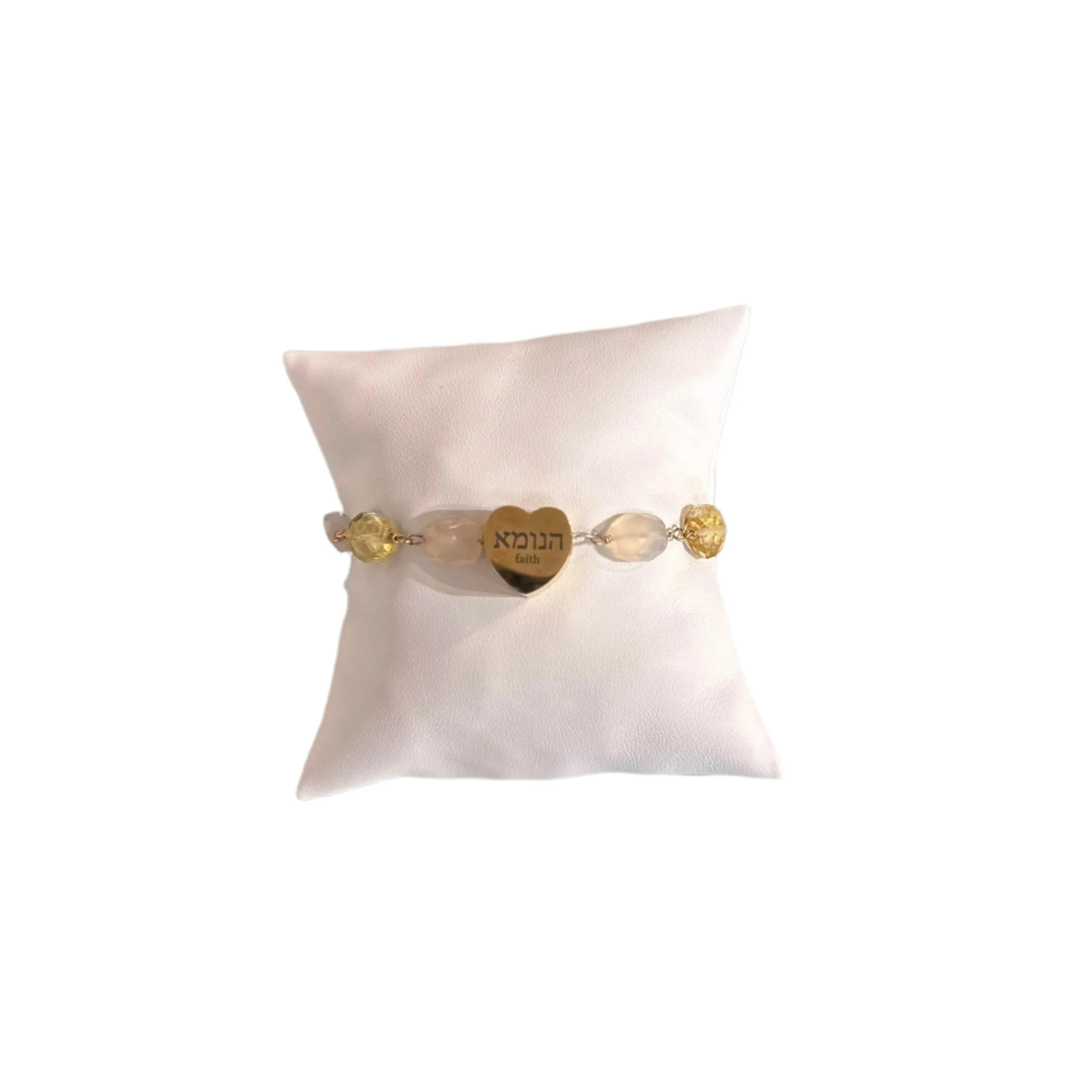 CITRINE KABALA BRACELET