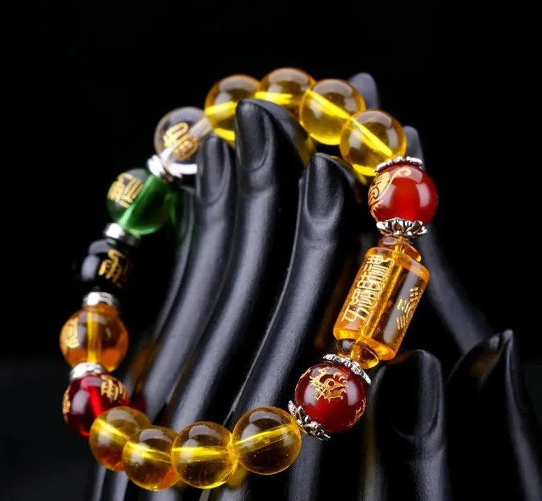 Citrine the God of Wealth Bracelet & The 5 Element Crystals-cuzcare