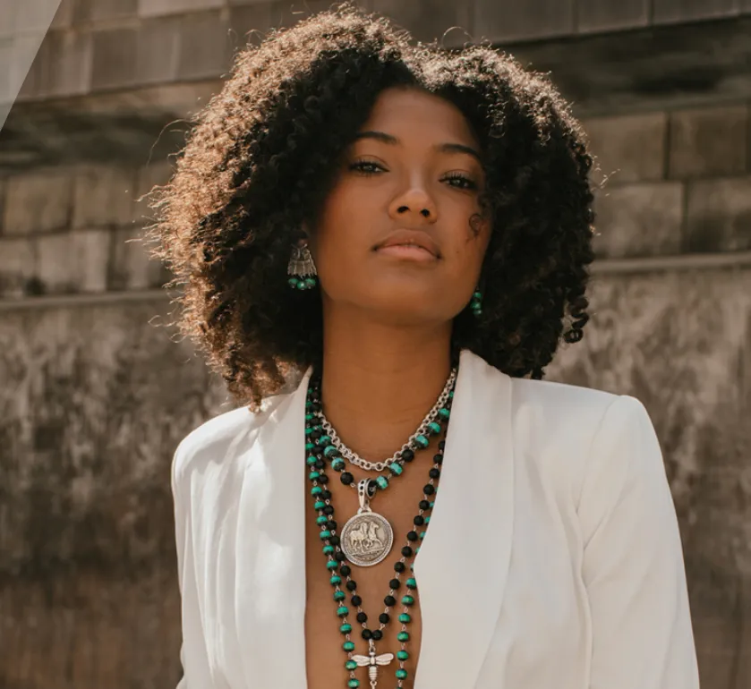 Double Strand Turq Necklace