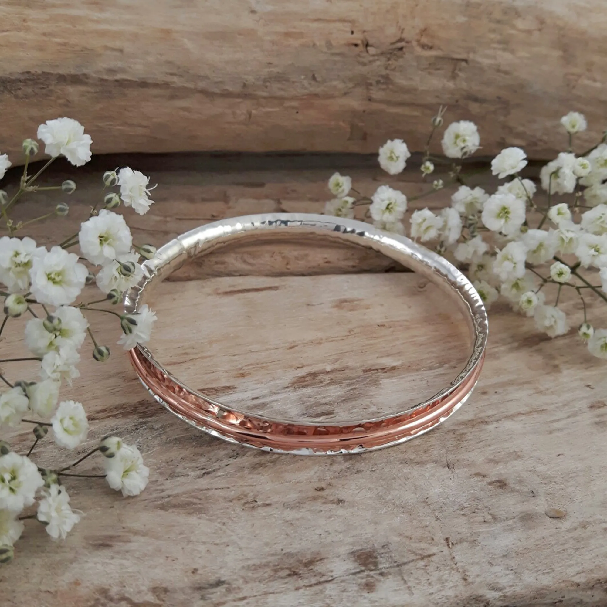 Duo Marseille Ag/Cu Bangle