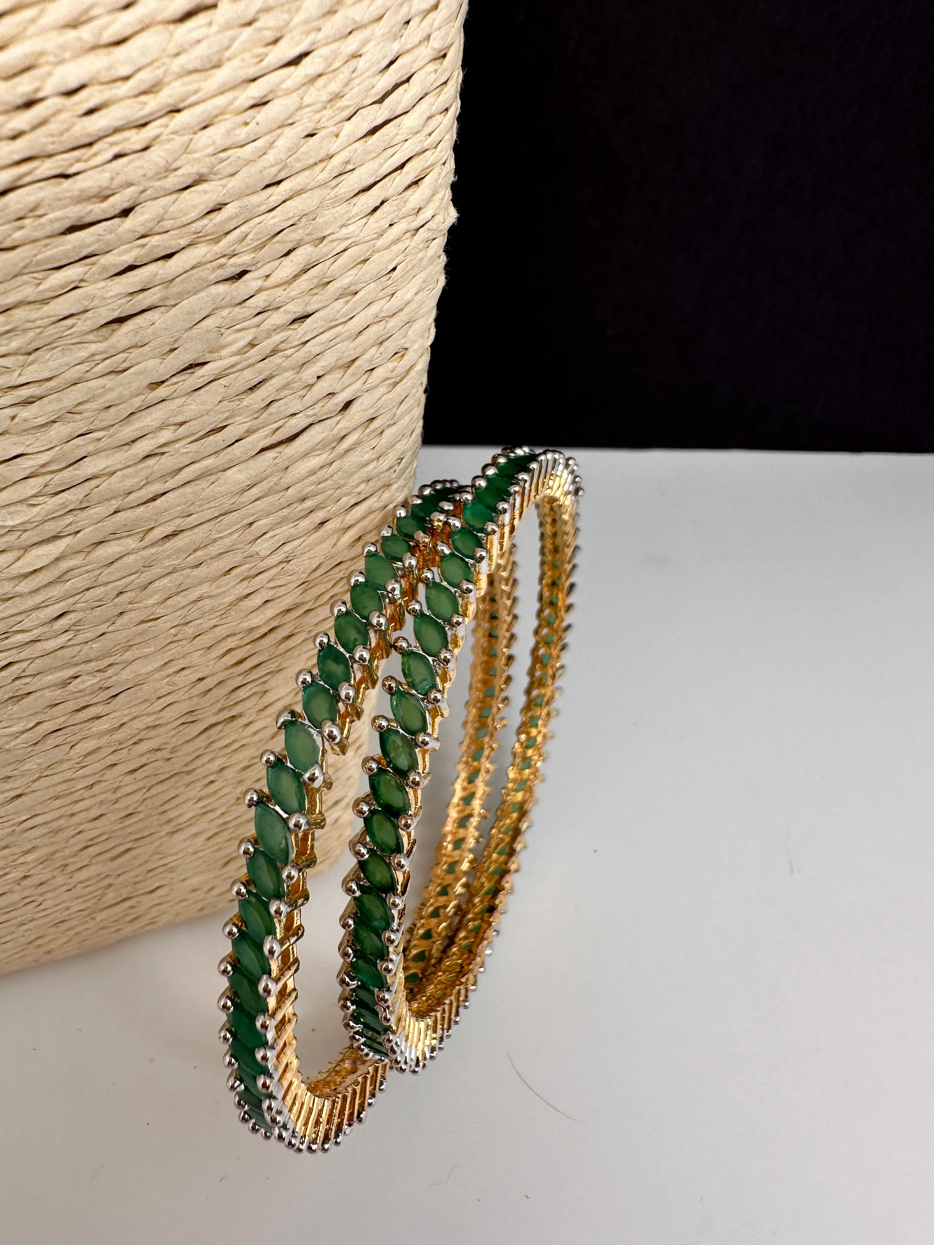 Emerald Green Bangles
