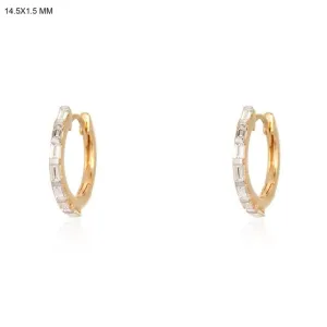 Glistening Charm Huggie Earrings