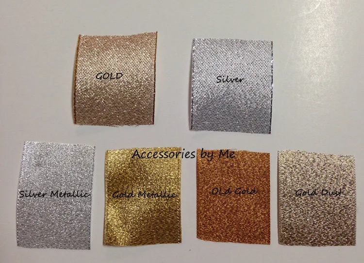Gold Hair Bow