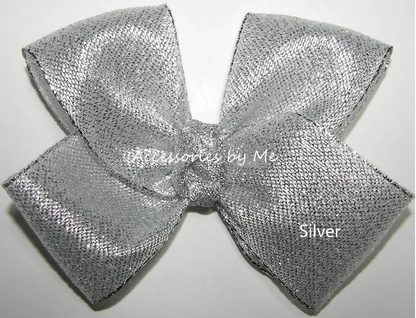 Gold Hair Bow
