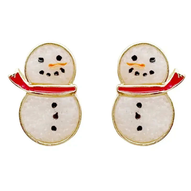 Holiday Druzy Post Earrings