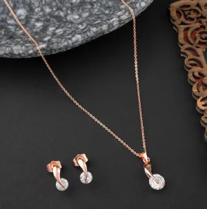 Inlaid CZ  Set