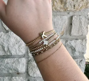 Kids Initial Bracelet in 18K Gold - Assorted