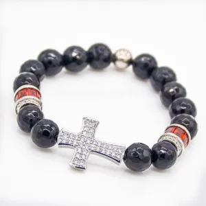 King of Kings Onyx Stretch Bracelet