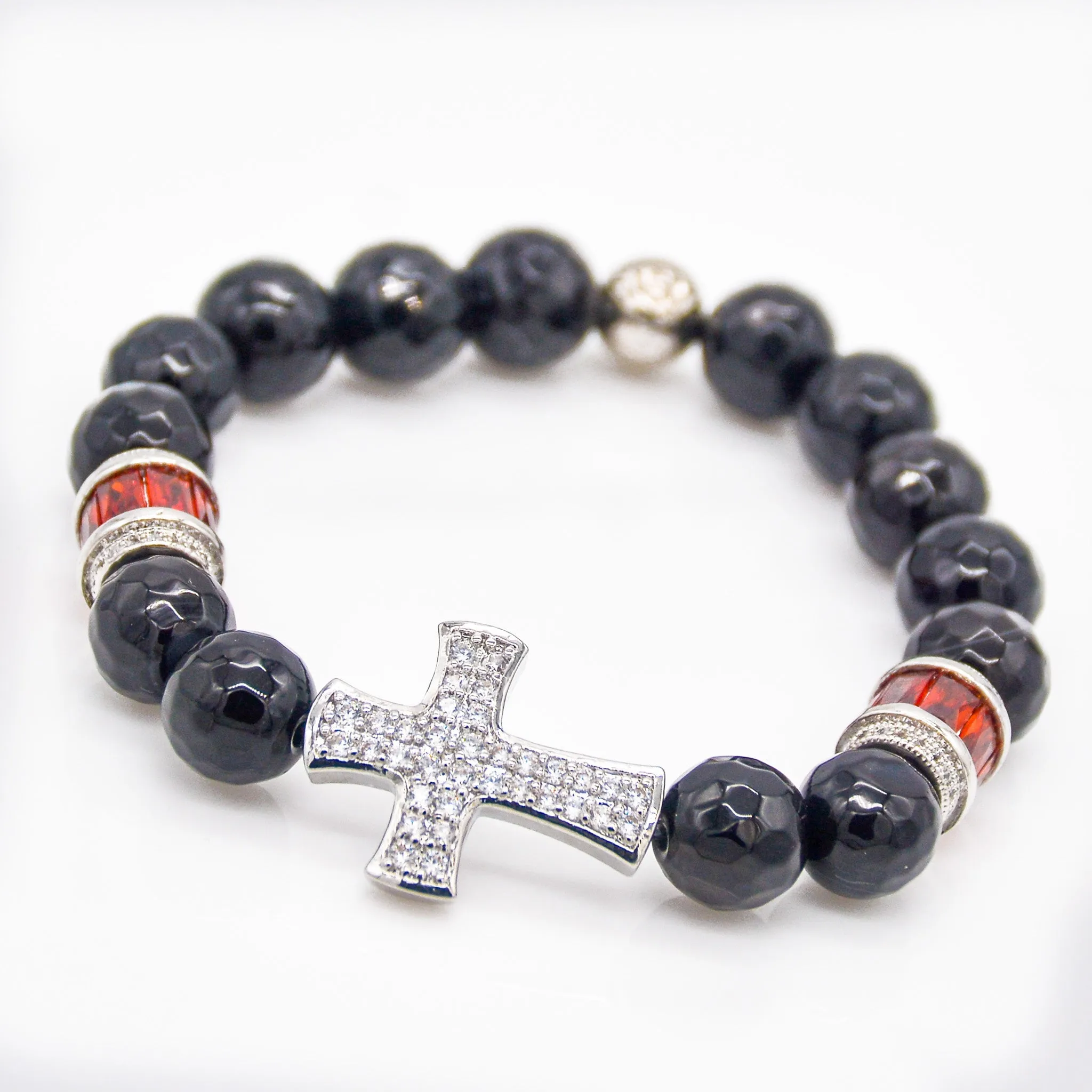 King of Kings Onyx Stretch Bracelet