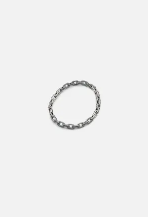M.A.R.S Engraved Link Bracelet / Silver