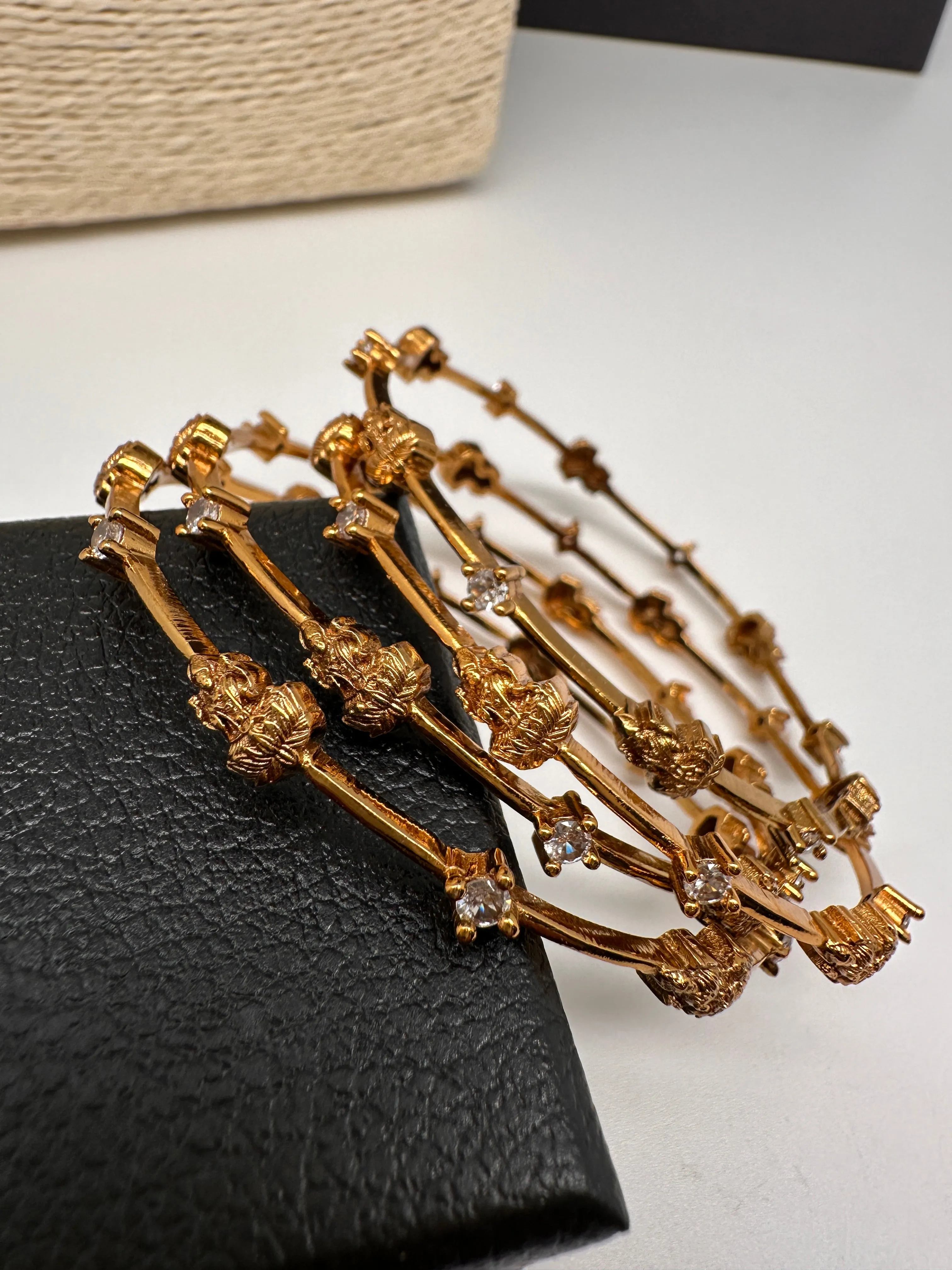 Matte Goddess Lakshmi Bangles