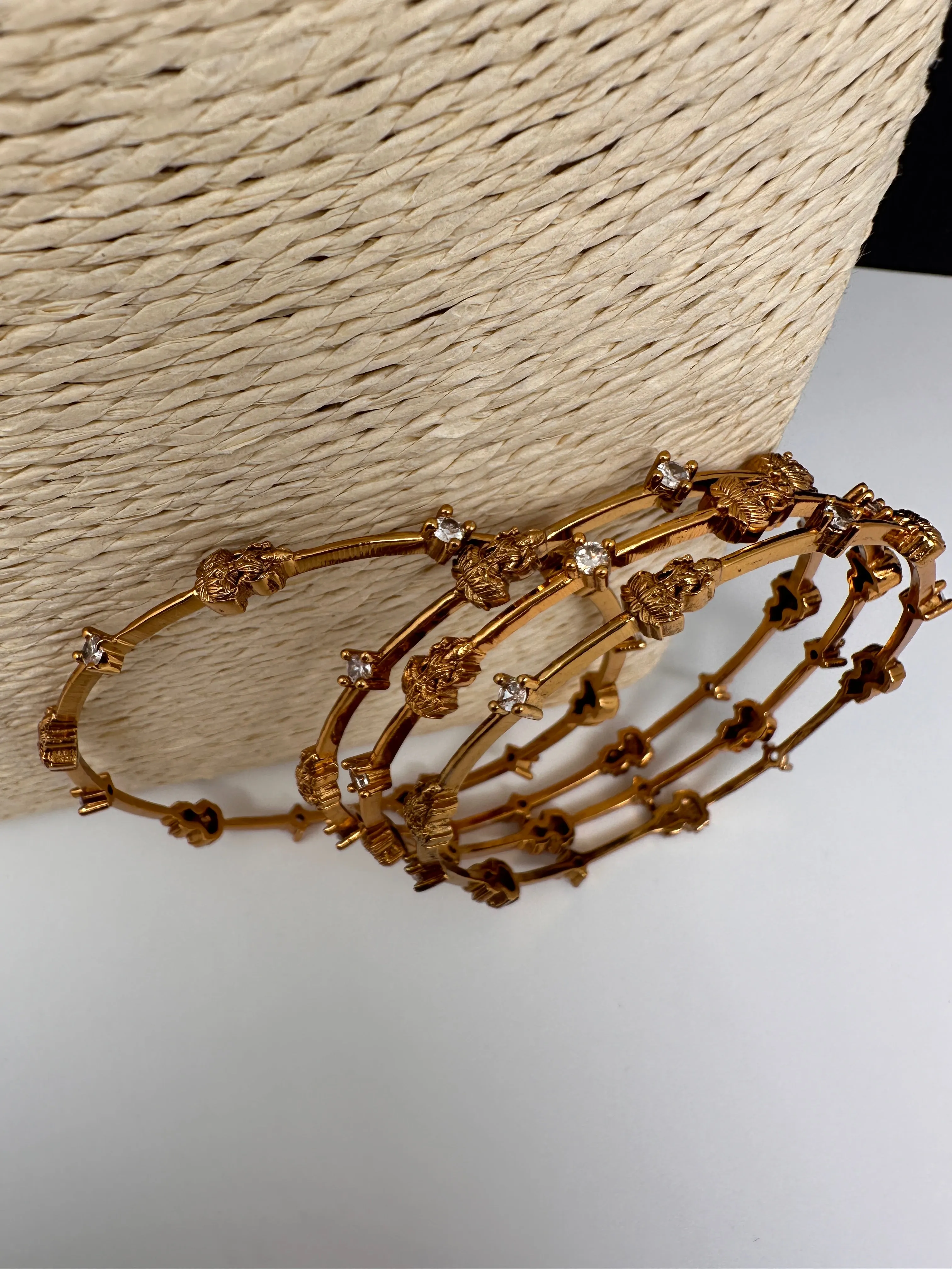Matte Goddess Lakshmi Bangles