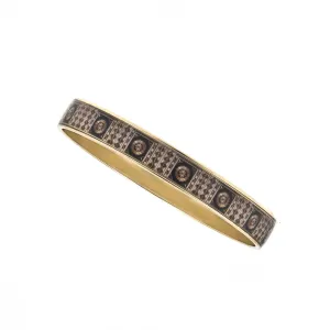 MAYA Russian Marquetry Bangle Bracelet 3/8"