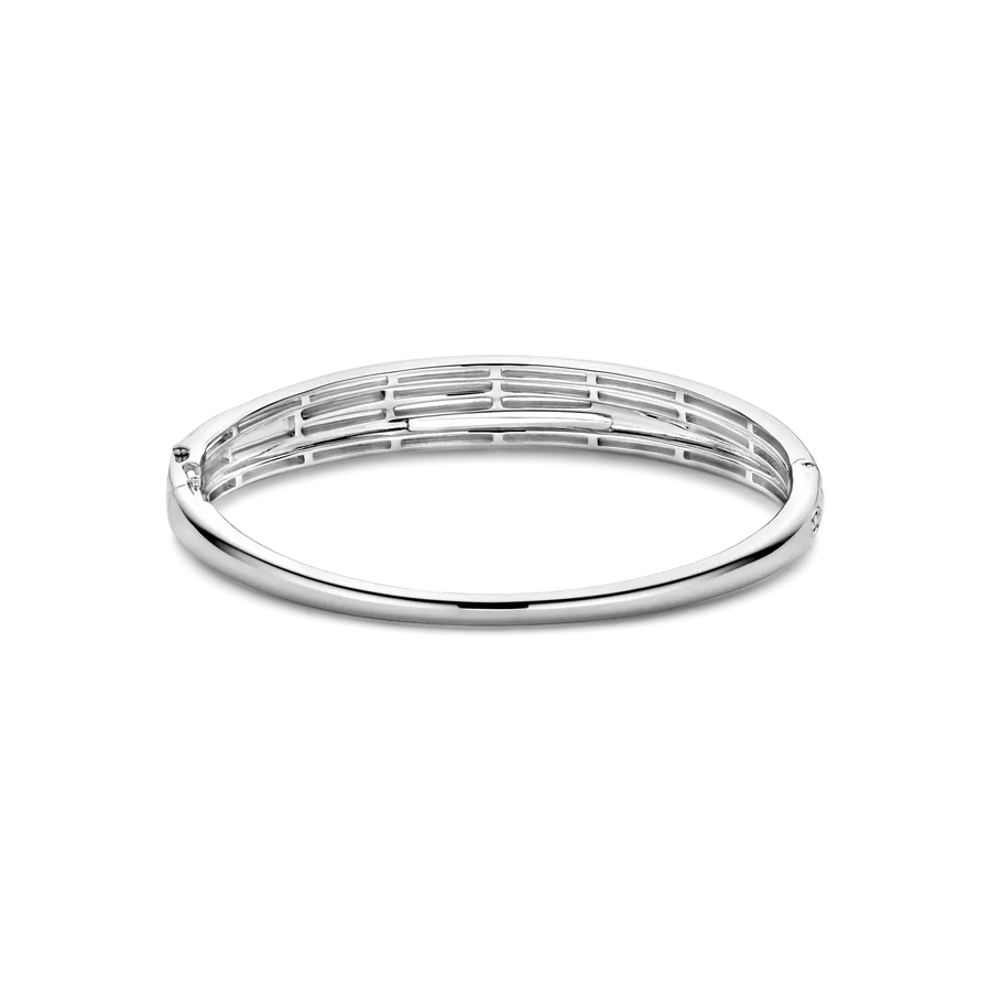Milano CZ Bangle - Silver - 23046ZI