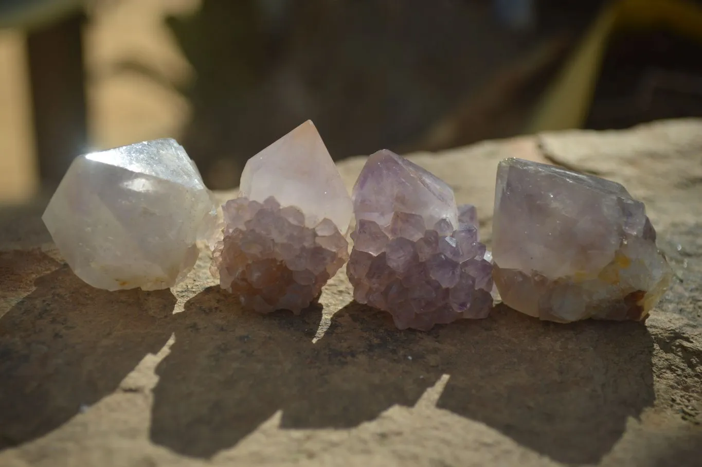 Natural Single Spirit Amethyst Quartz Crystals x 70 From Boekenhouthoek, South Africa