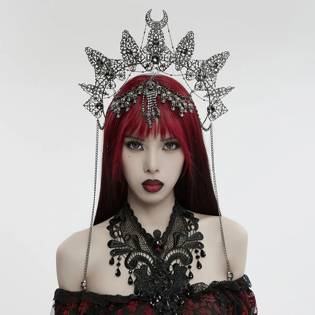 Punk Rave Nicandra Gothic Skull Crown