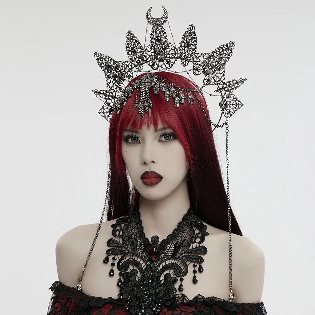 Punk Rave Nicandra Gothic Skull Crown