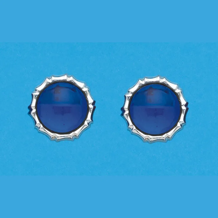 Sapphire Blue with Silvertone Surround