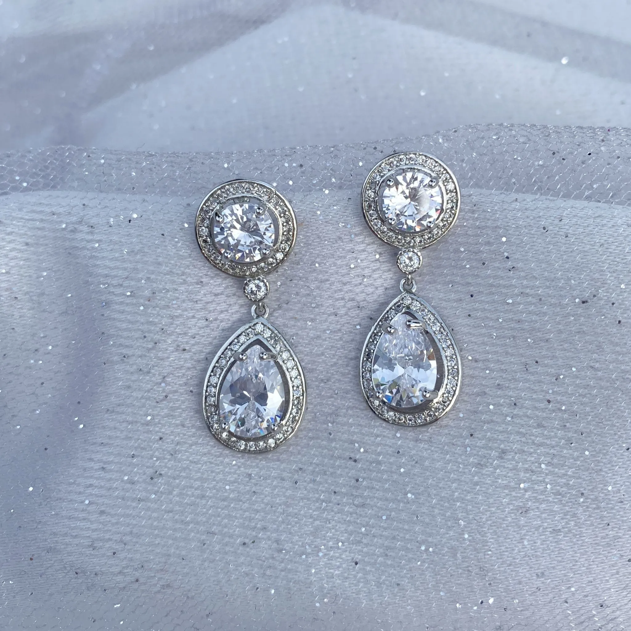 Silver Drop Earrings Small Drop Earrings