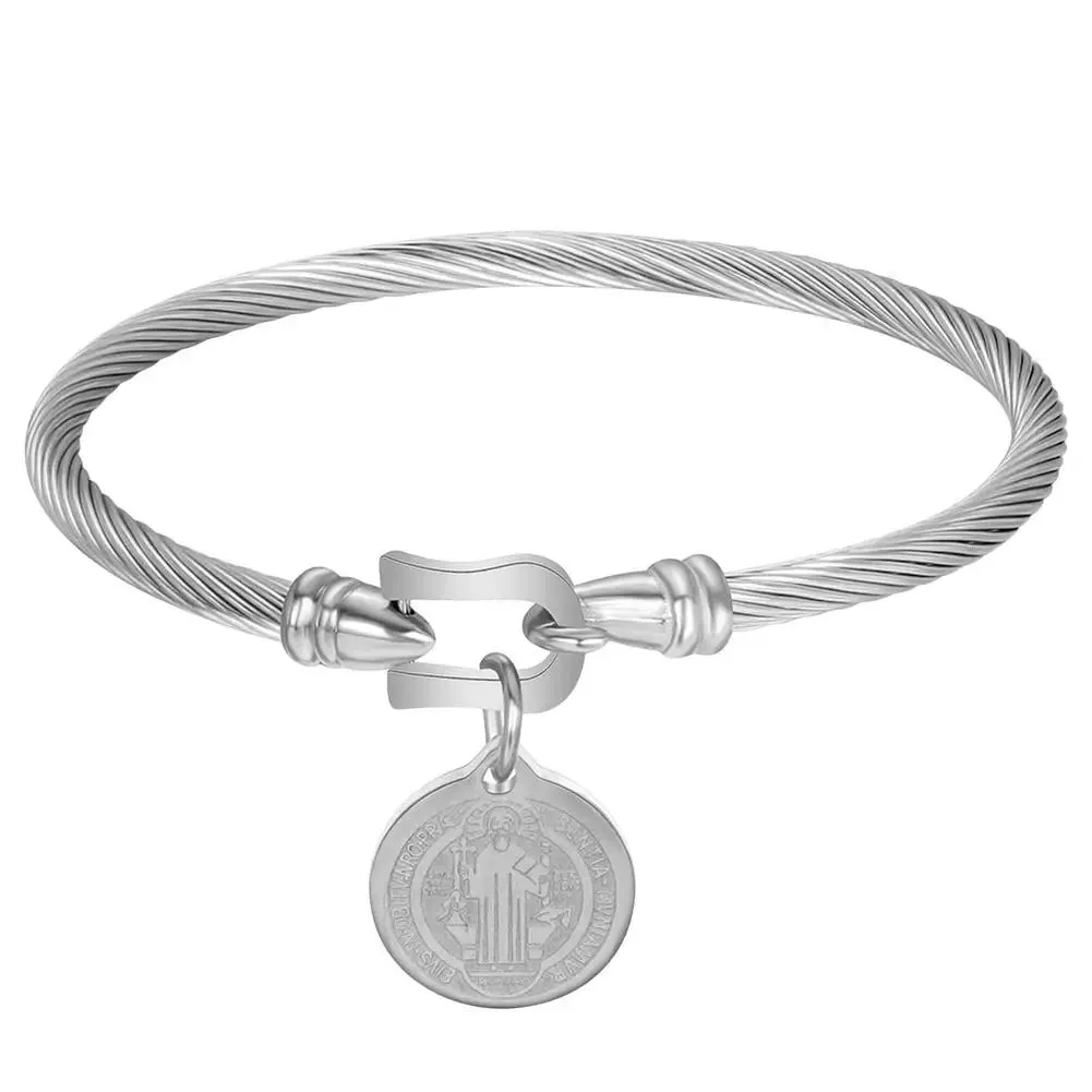 Stainless Steel Wire Bracelet For Women- Jewelry Gift