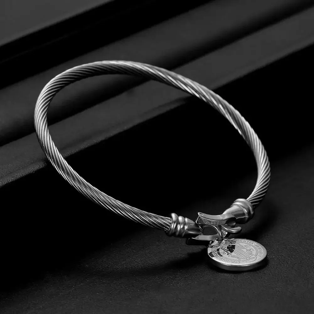 Stainless Steel Wire Bracelet For Women- Jewelry Gift