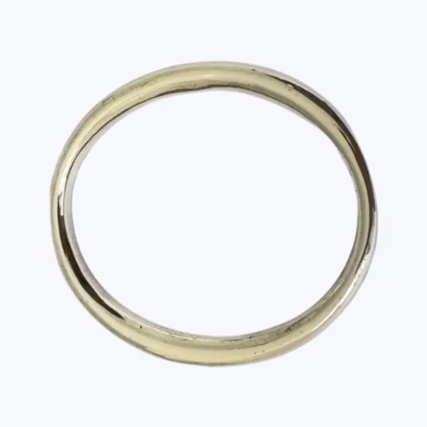 Sterling Silver Organic Bangle 10mm