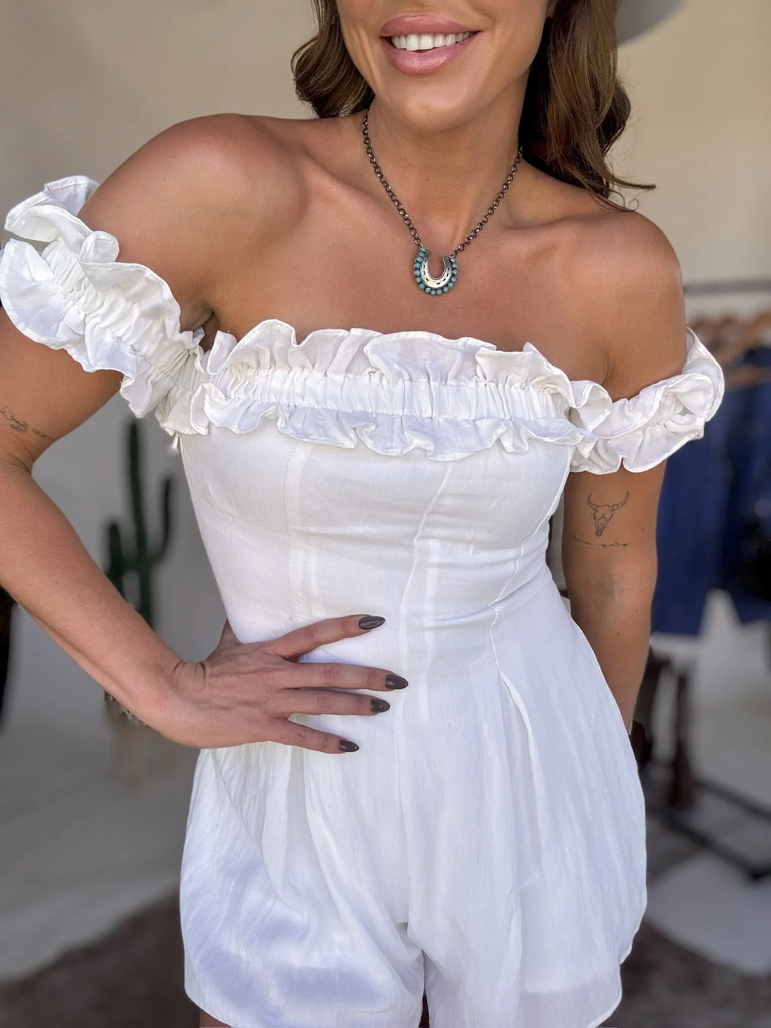 The Turquoise Horseshoe Necklace